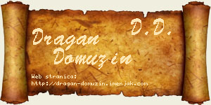 Dragan Domuzin vizit kartica
